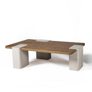 Summit Travertine Coffee Table
