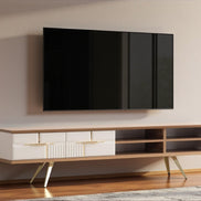 Tribe Wooden Tv Unit Cream 200cm