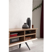 Tribe Wooden Tv Unit Walnut 200cm