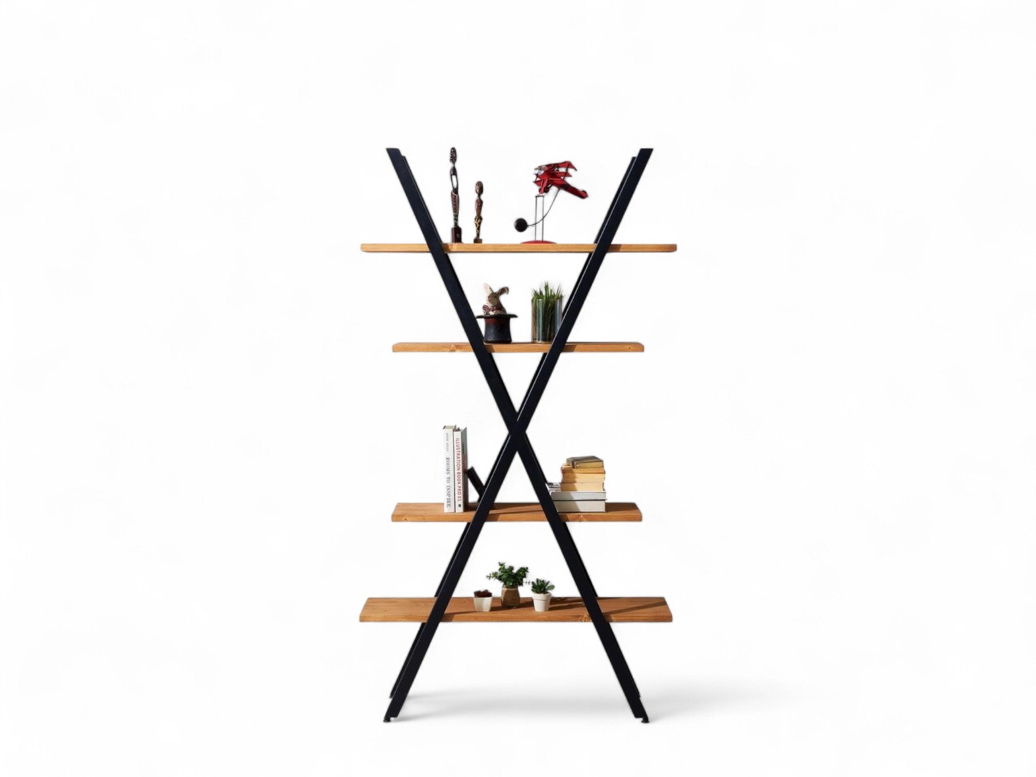 Xscape Wooden Book Shelf