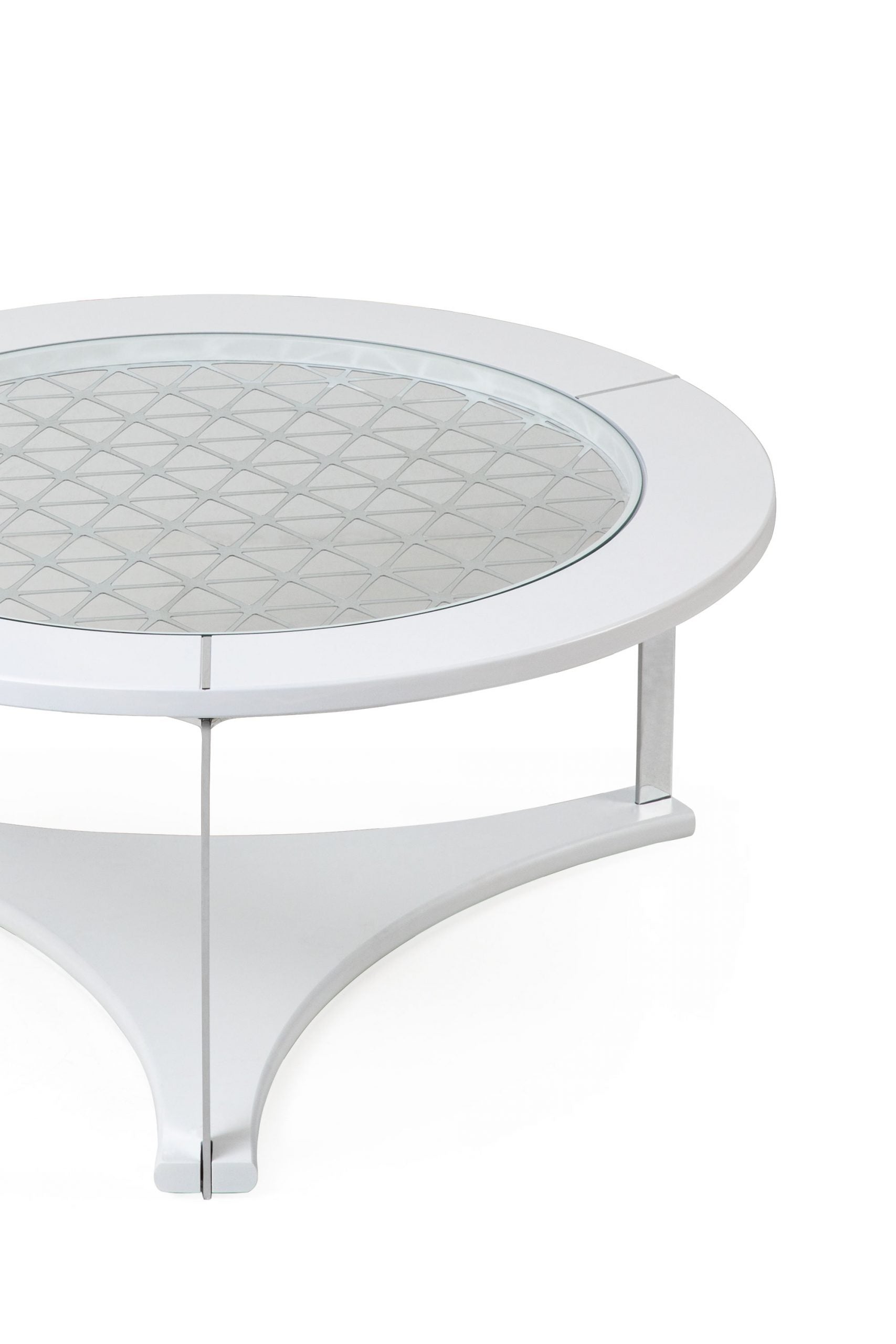 Amal White Coffee Table