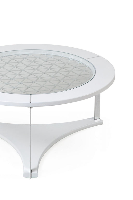 Amal White Coffee Table