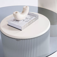Amanti Coffee Table Set Cream