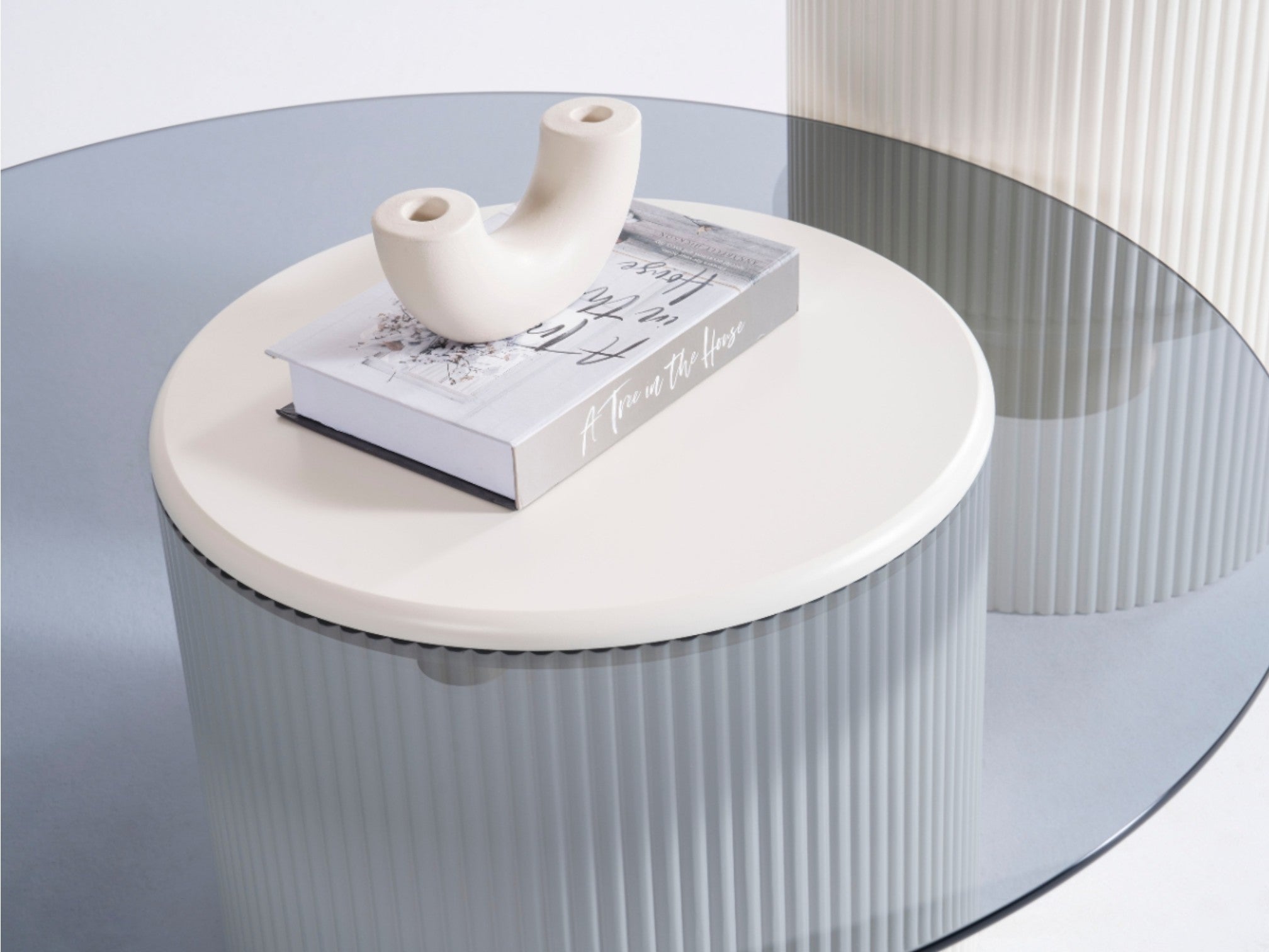 Amanti Coffee Table Set Cream