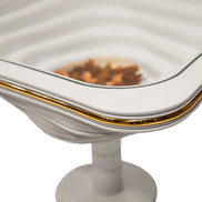 Noor White Accent Table