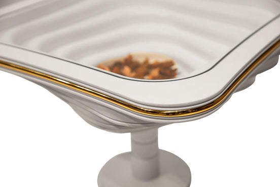 Noor White Accent Table