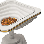 Noor White Accent Table