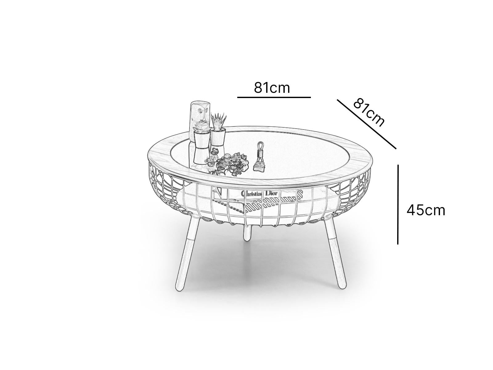 Victor Storage Coffee Table White