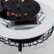 Victor Storage Coffee Table White