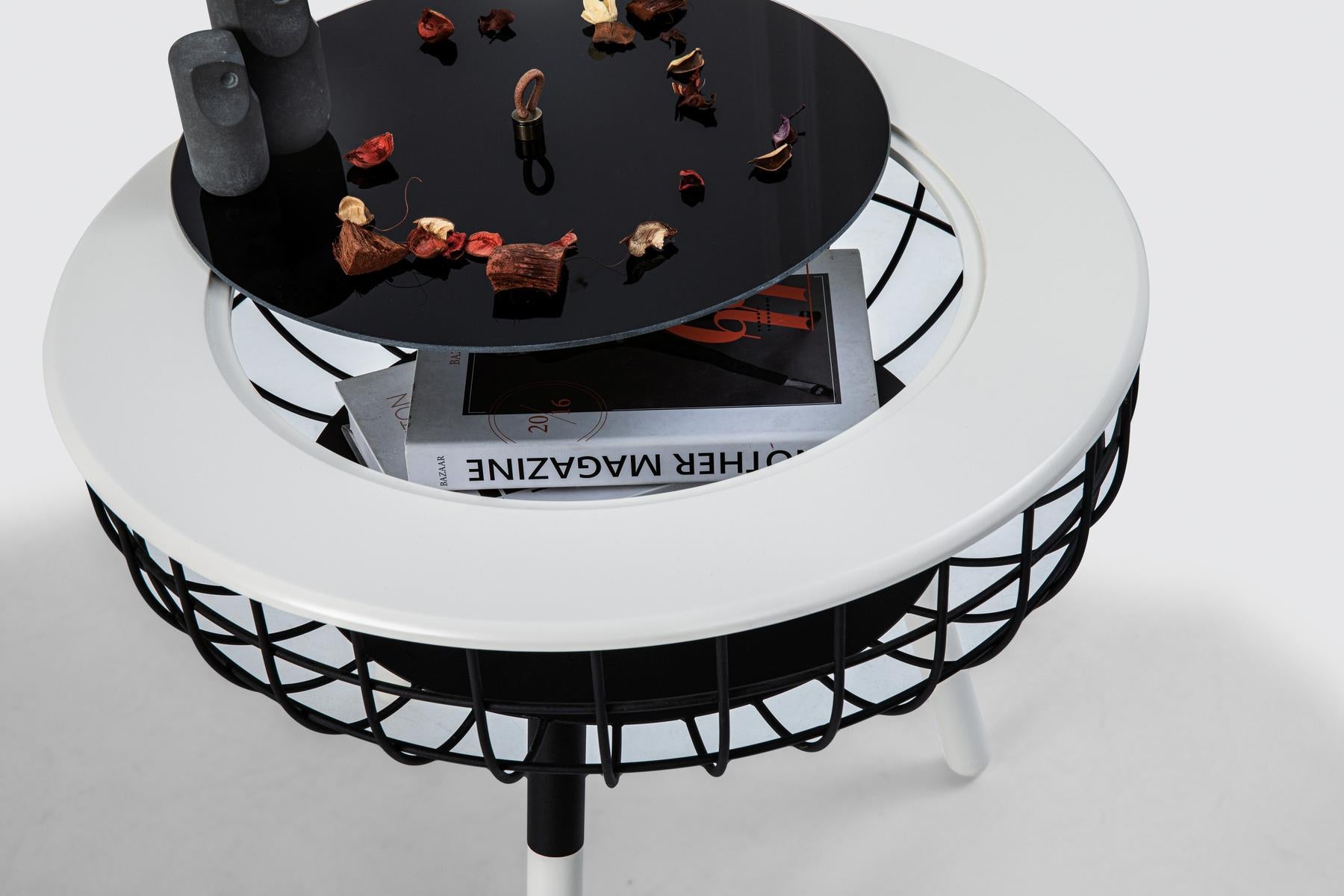 Victor Storage Coffee Table White