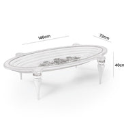 Qadira Coffee Table Cream