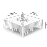 Elena Black Coffee Table