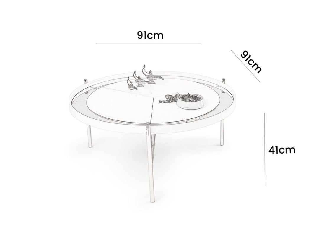 Kinza Coffee Table Cream