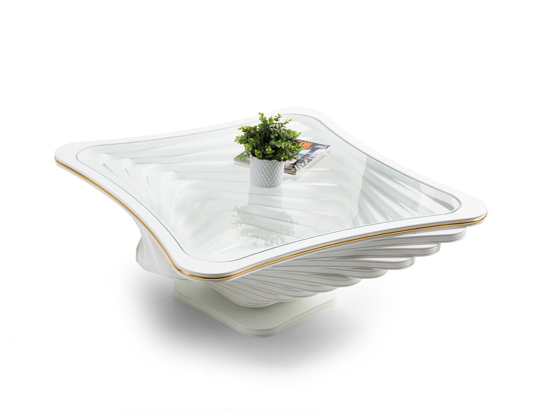 Noor White Coffee Table