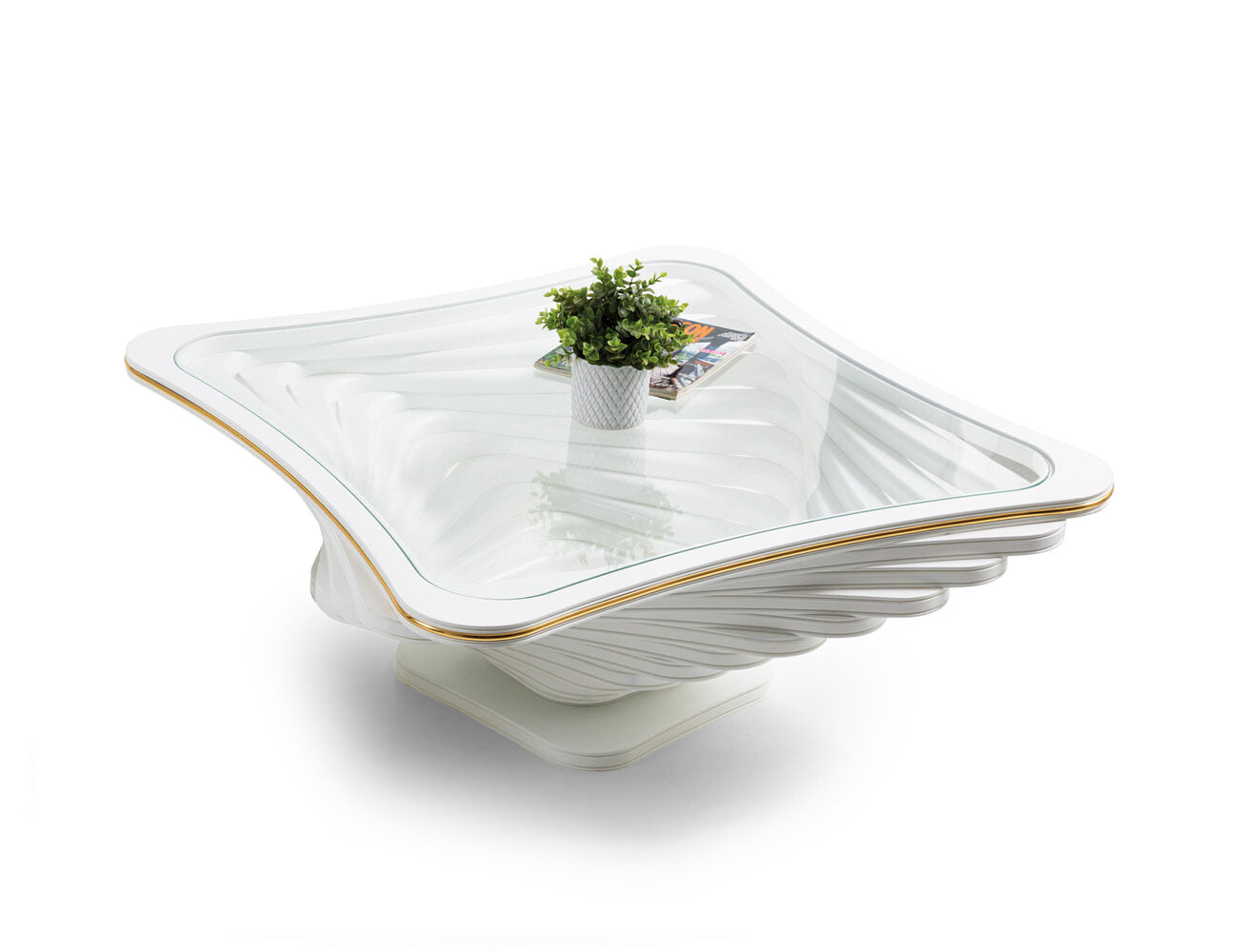 Noor White Coffee Table