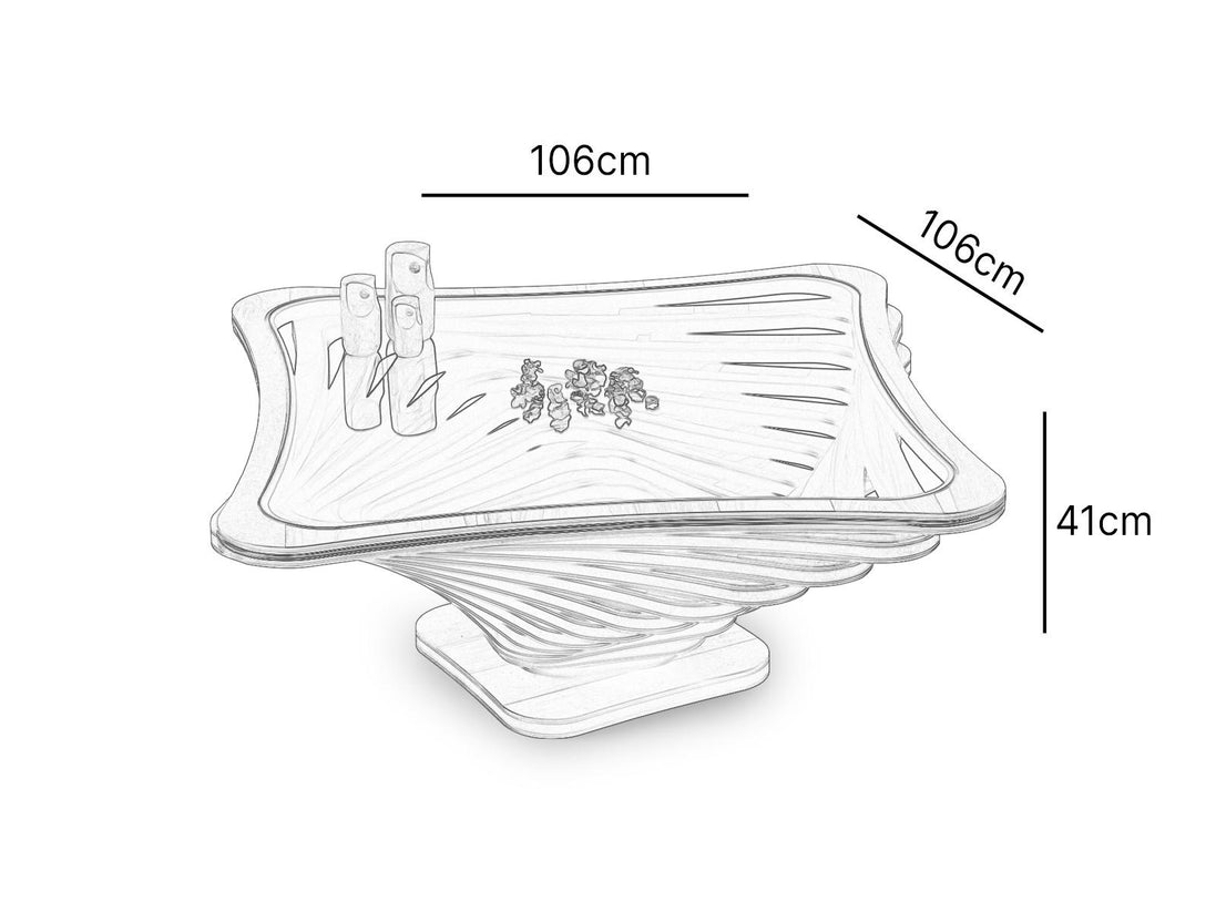 Noor White Coffee Table