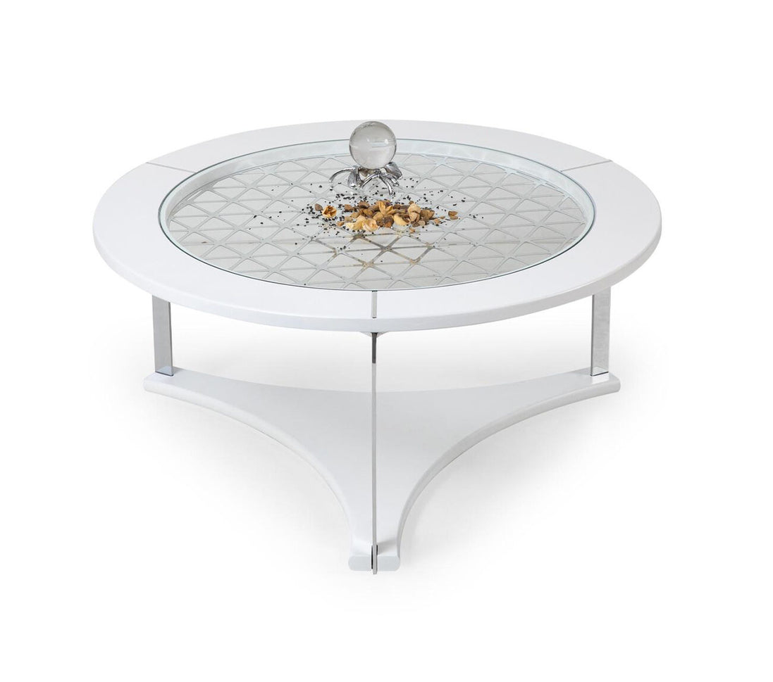 Amal White Coffee Table