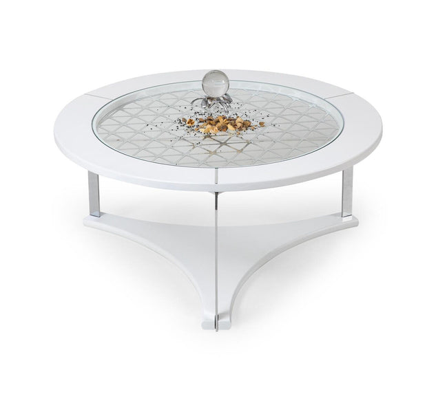 Amal White Coffee Table