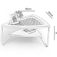 Parma Coffee Table White