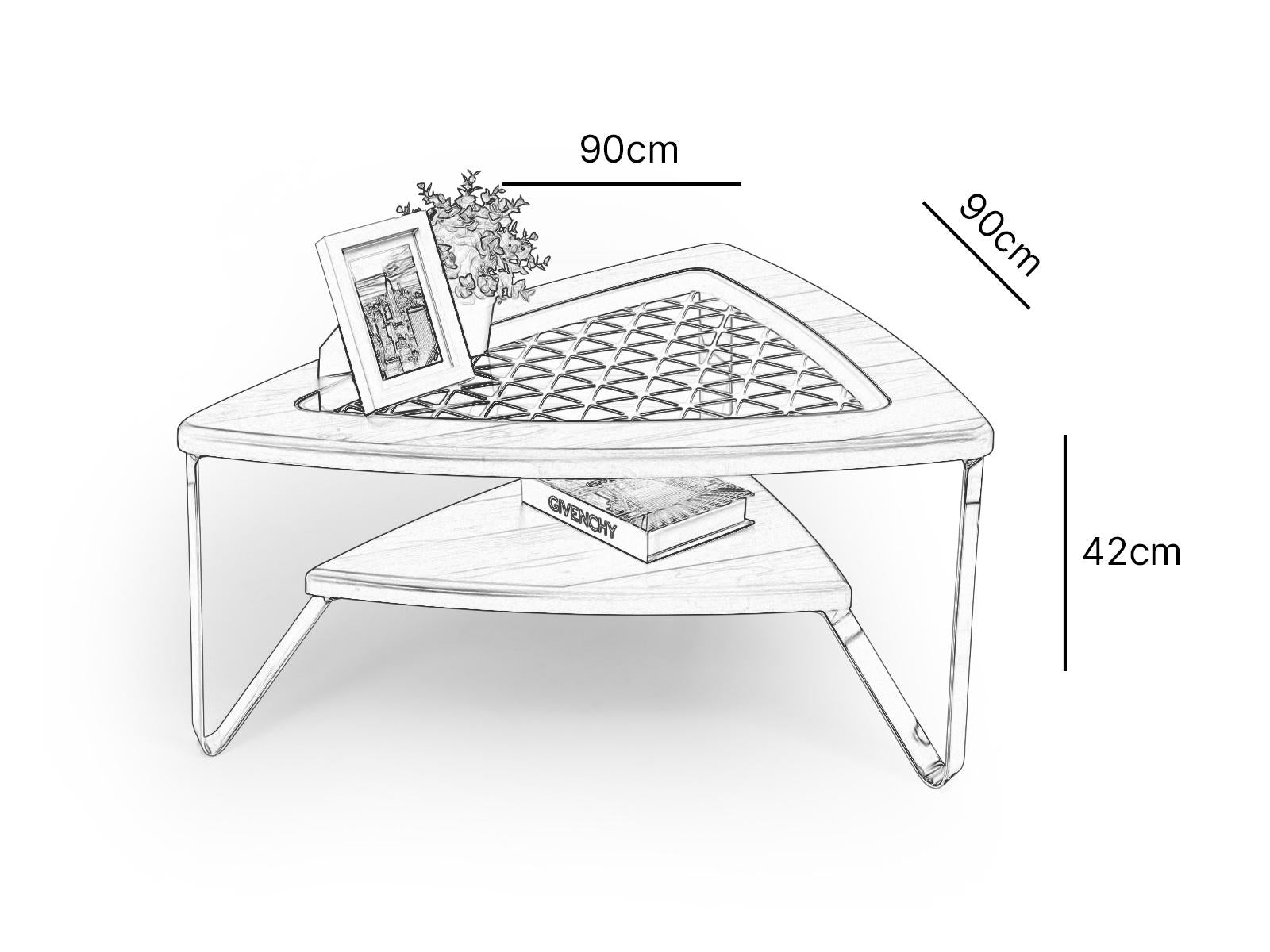 Parma Coffee Table White