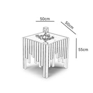 Elena Black Side Table