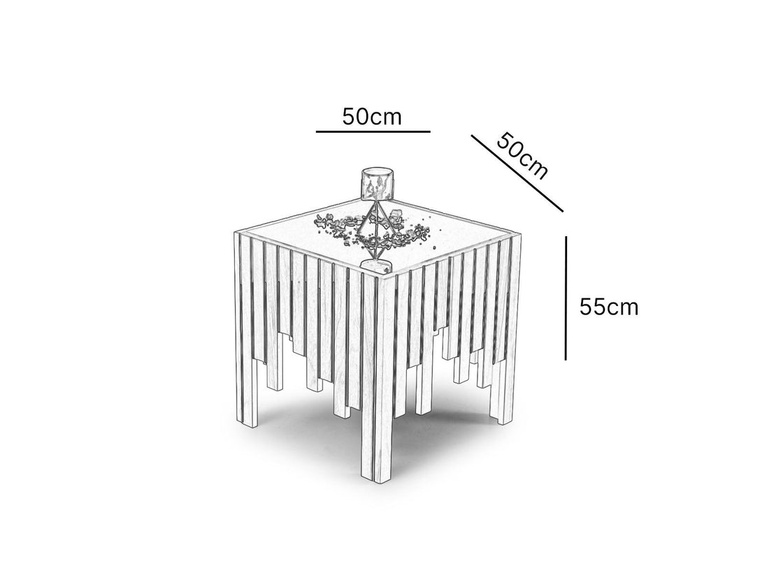 Elena Black Side Table