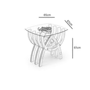 Oasis Side Table Black