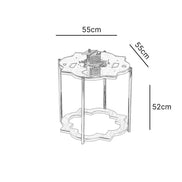 Pariza White Side Table