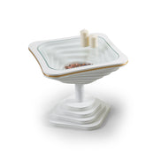 Noor White Accent Table