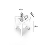 Parma Side Table White