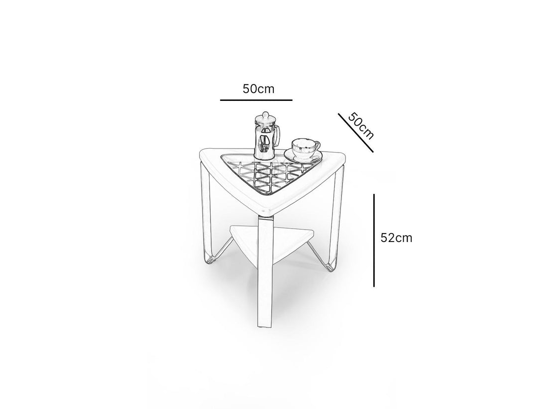 Parma Side Table White