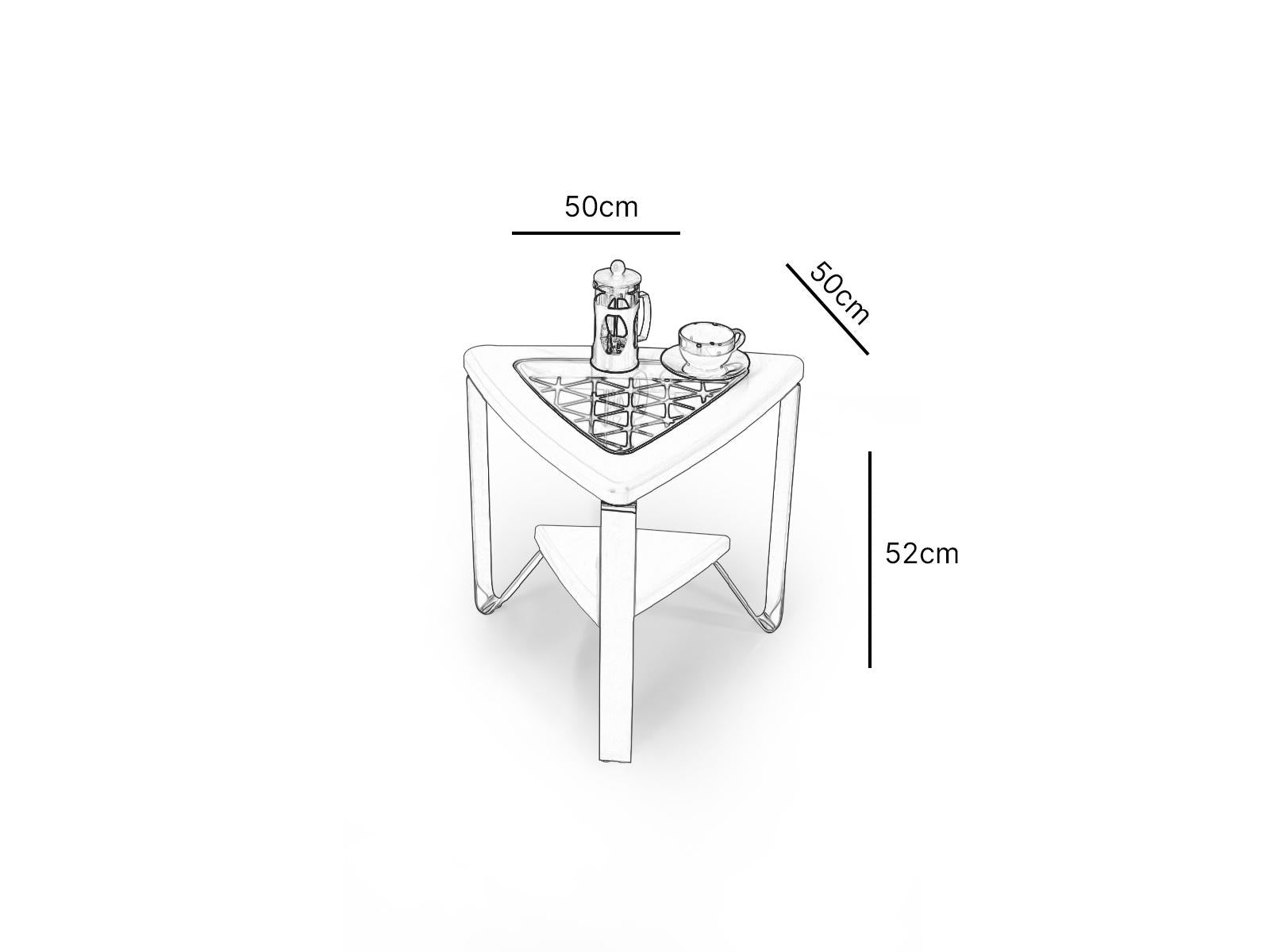 Parma Side Table White