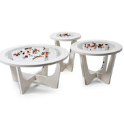Nadia Coffee Table Set Cream