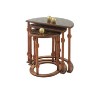 Mashrabiya Nesting Tables Walnut