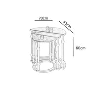 Mashrabiya Nesting Tables Walnut