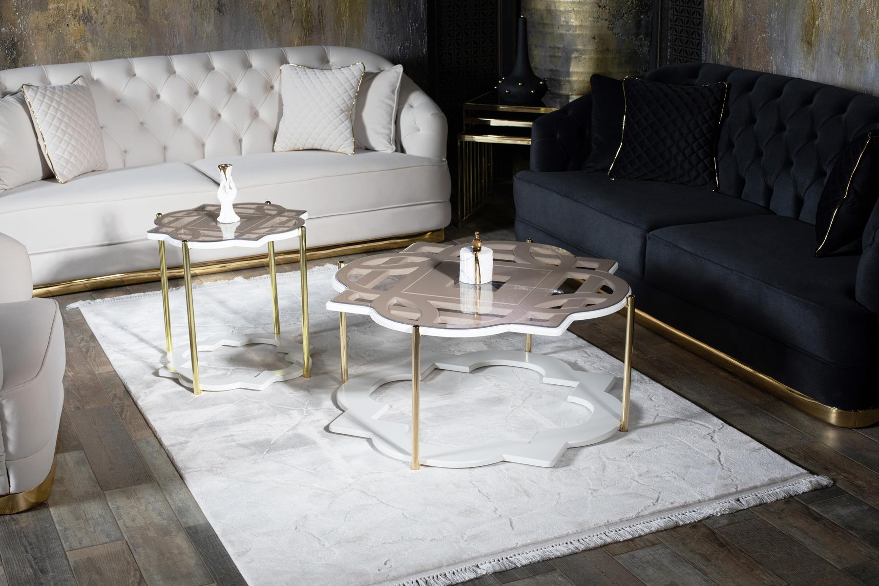 Pariza White Coffee Table
