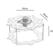 Pariza White Coffee Table