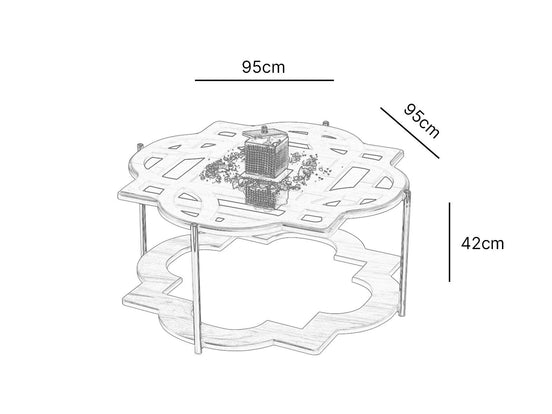 Pariza White Coffee Table