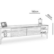 Joberg Wooden Tv Unit 180cm