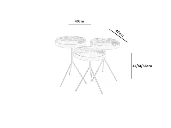 Alicia Nest of Tables