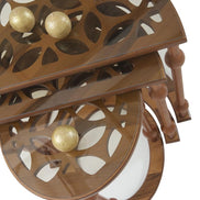 Mashrabiya Nesting Tables Walnut