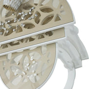 Mashrabiya Nesting Tables White