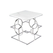 Atlas Silver Side Table