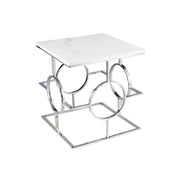 Atlas Silver Side Table