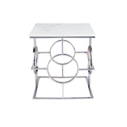 Atlas Silver Side Table