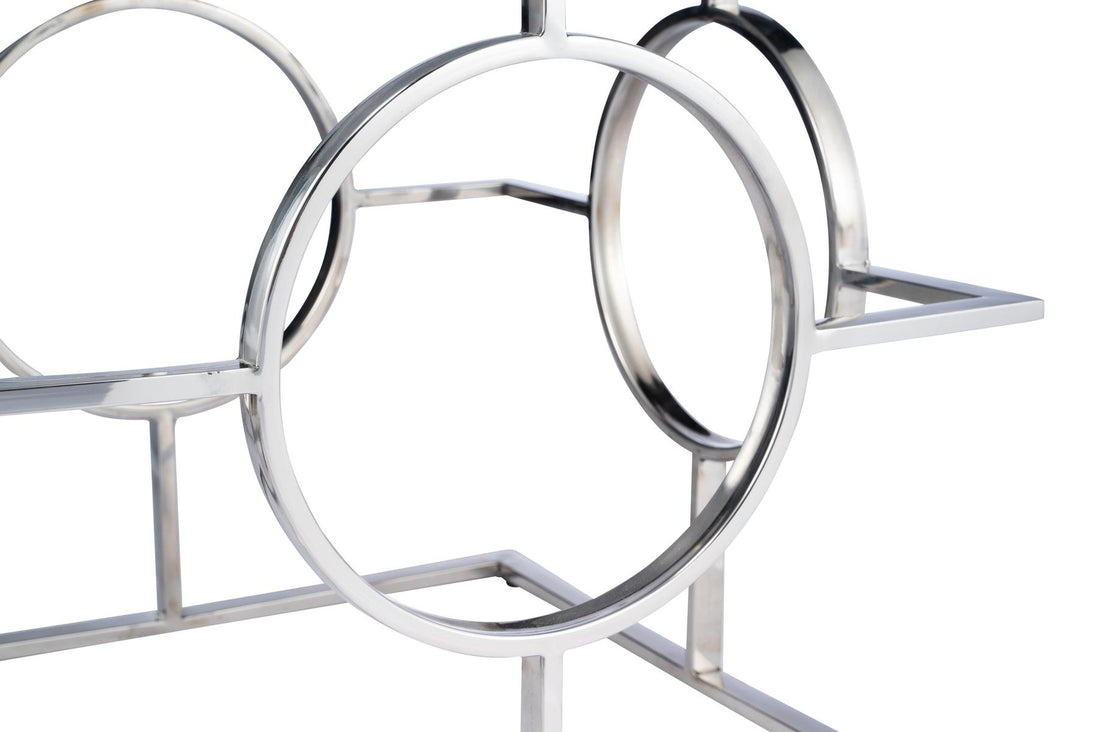 Atlas Silver Side Table