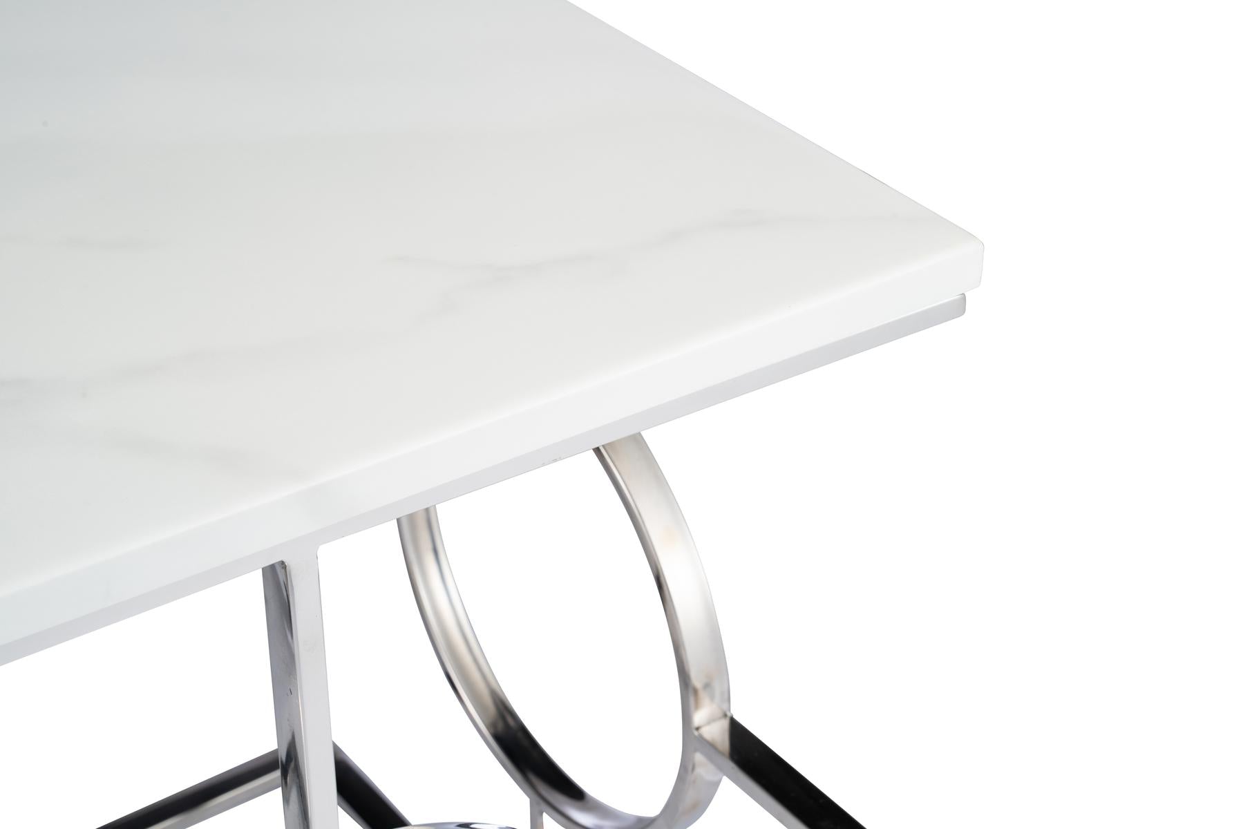 Atlas Silver Side Table