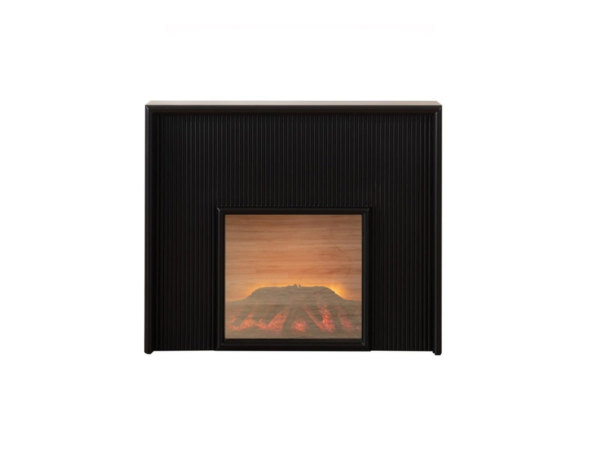 Baker Fireplace Display Console Black