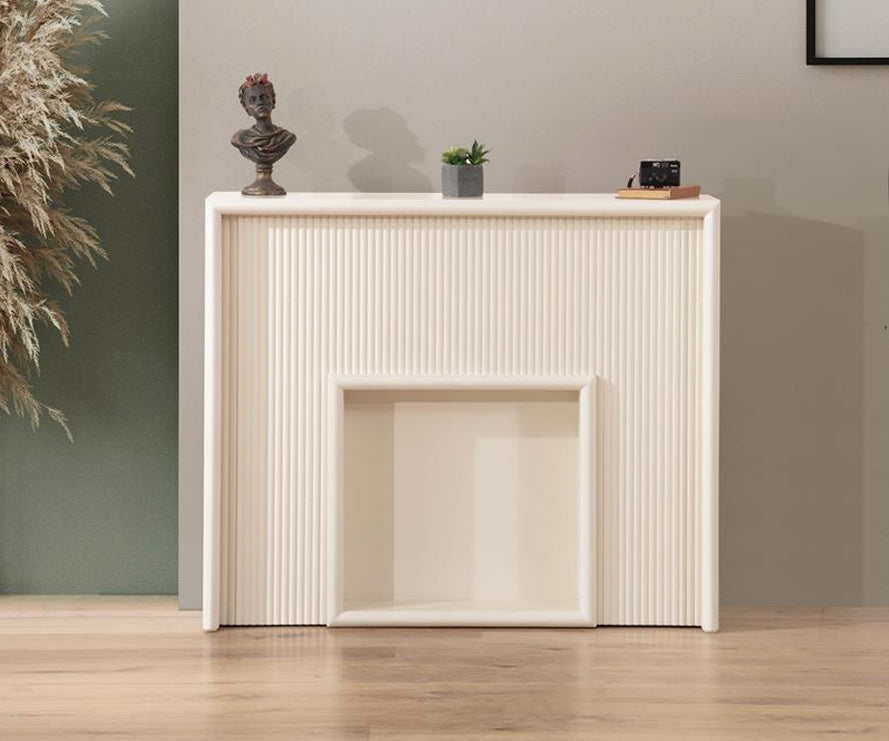 Baker Fireplace Console Cream