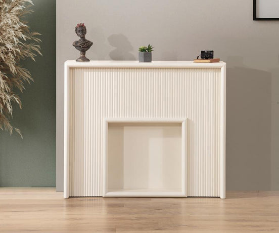 Baker Fireplace Console Cream
